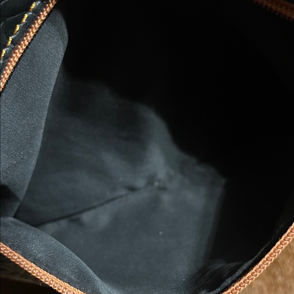 Borse in Pelle Embossed Leather Two-Tone Crossbody Bag Made In Italy - Picture 3 of 14